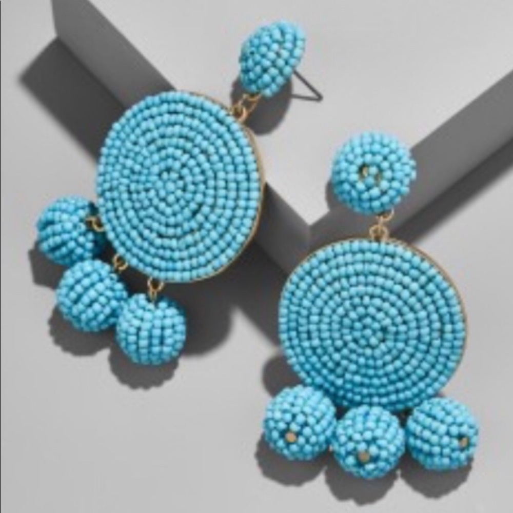 BaubleBar Blue Beaded Earrings
